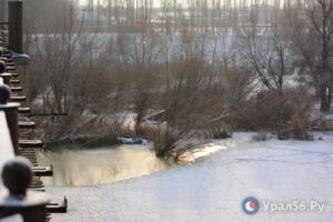 Орск река вода 21.01. 1 1