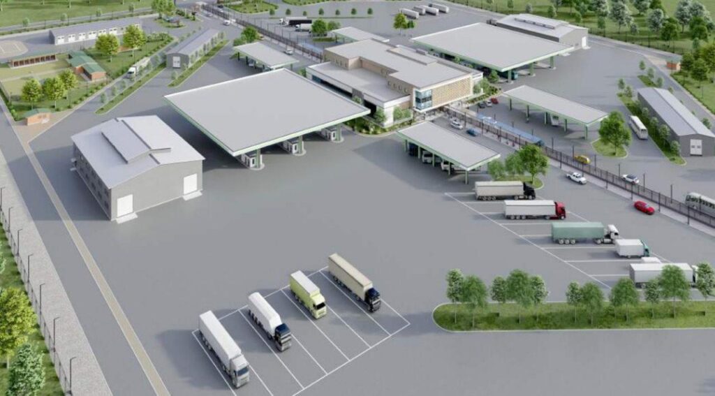 Атырау облысындағы шекаралық өткізу бекеті қалай өзгермек? минтранс граница пункт эскиз 1 1024x567 1